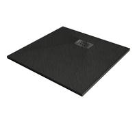 Mexen Hugo receveur de douche carré SMC 90 x 90 cm, noir, cache noir - 42709090-B 25272 5905315226648
