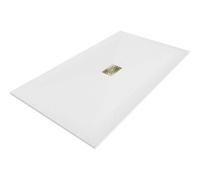 Mexen Hugo receveur rectangulaire SMC 170 x 100 cm, blanc, cache doré - 42101017-G 25132 5905315225207