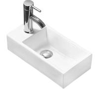 Mexen Inez lavabo à poser droit 40 x 20 cm, blanc - 21484000R 1273 5903163381120