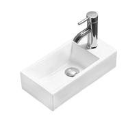 Mexen Inez lavabo de comptoir gauche 45 x 25 cm, blanc - 21434500L 1257 5903163381144