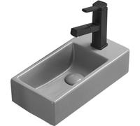 Mexen Inez lavabo de comptoir gauche 40 x 20 cm, gris clair mat - 21484061L 15924 5907709157248