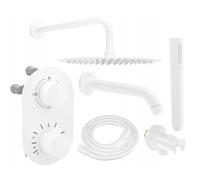 Mexen Kai DR70 ensemble de bain et douche encastré avec tête de douche 30 cm, blanc - 77602DR70301-20 6473 5907709136571