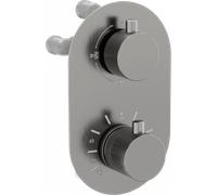 Mexen Kai mitigeur thermostatique baignoire-douche 3 sorties, graphite - 77602-66 424 5907709119116