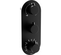 Mexen Kai mitigeur thermostatique baignoire-douche 3 sorties, noir - 77603-70 436 5907709119185
