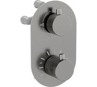 Mexen Kai mitigeur thermostatique baignoire-douche 3 sorties, graphite - 77602-66 424 5907709119116