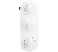 Mexen Kai mitigeur thermostatique pour baignoire et douche 3 voies, blanc - 77603-20 432 5907709119147
