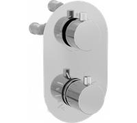 Mexen Kai robinet thermostatique pour baignoire-douche à 3 sorties, chromé - 77602-00 419 5907709119079