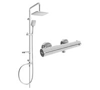 Mexen Sven ensemble de douche apparent avec pomme de douche et mitigeur de douche thermostatique Kai, chrome - 77100262-00 5971 5907709180550
