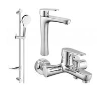 Mexen Kama DF05 ensemble de bain, chrome - 72513DF05-00 3163 5907709196216