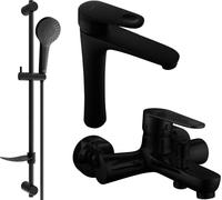 Mexen Kama DF05 set de baignoire, Noir - 72513DF05-70