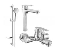 Mexen Kama DF75 ensemble de bain, chrome - 72513DF75-00 3165 5907709196230