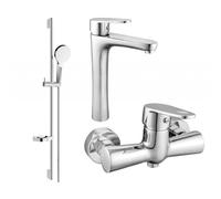 Mexen Kama DS05 ensemble de douche, chromé - 72514DS05-00 3175 5907709196339