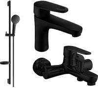 Mexen Kama DS05 set de baignoire, Noir - 72503DS05-70
