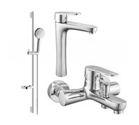 Mexen Kama DS75 ensemble de bain, chromé - 72513DS75-00 3169 5907709196278