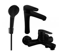 Mexen Kama R05 ensemble de baignoire, noir - 72513R05-70 3180 5907709196384