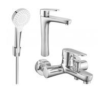 Mexen Kama R05 ensemble de bain, chromé - 72513R05-00 3179 5907709196377