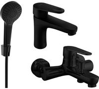 Mexen Kama R05 set de baignoire, Noir - 72503R05-70