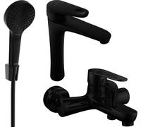 Mexen Kama R05 set de baignoire, Noir - 72513R05-70