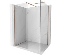 Mexen Kioto cloison de douche Walk-in 145 x 70 cm, transparent, or rose - 800-145-202-60-00-070 43736 5905315327666