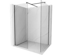 Mexen Kioto cloison de douche Walk-in 160 x 100 cm, transparent, noir - 800-160-202-70-00-100 44815 5905315333421