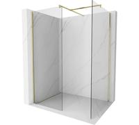 Mexen Kioto cloison de douche Walk-in 180 x 80 cm, transparent, or brossé - 800-180-202-55-00-080 43491 5905315326416