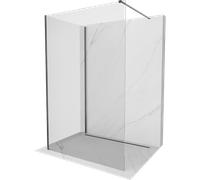Mexen Kioto cloison de douche Walk-in 90 x 90 cm, transparent, gris canon brossé - 800-090-212-66-00-090 48733 5905315348586