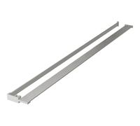 Mexen Kioto+ étagère pour paroi de douche avec barre porte-serviettes, nickel brossé - 800-02-97 50007 5905315078513