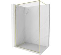 Mexen Kioto-F cloison de douche Walk-in avec cadre 110 x 202 cm, transparent 8 mm, or brossé - 800-110-104-55-00 55061 5905315463166