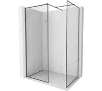 Mexen Kioto-F Paroi de douche Walk-in avec cadre 125 x 90 cm, transparent 8 mm, gris ardoise brossé - 800-125-202-04-66-090 58479 5905315557209