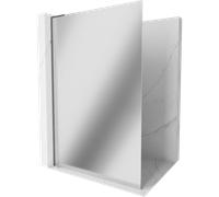 Mexen Kioto L cloison de douche Walk-in 70 x 200 cm, miroir, gris canon brossé - 800-070-103-66-50 40224 5905315256096