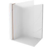 Mexen Kioto L panneau de douche Walk-in 110 x 200 cm, givré, or rose - 800-110-103-60-30 39831 5905315254948