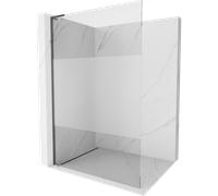 Mexen Kioto L paroi de douche Walk-in 70 x 200 cm, transparent/givre, gris canon brossé - 800-070-103-66-35 40156 5905315256072