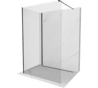 Mexen Kioto panneau de douche Walk-in 100 x 80 cm, transparent, noir - 800-100-212-70-00-080 48896 5905315349255
