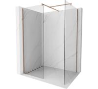 Mexen Kioto panneau de douche Walk-in 120 x 75 cm, transparent, or rose - 800-120-202-60-00-075 43782 5905315327772