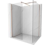 Mexen Kioto pare-douche Walk-in 150 x 95 cm, transparent, laiton brossé - 800-150-202-65-00-095