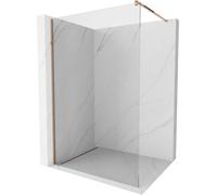 Mexen Kioto paroi de douche 140 x 200 cm, Transparent 8 mm, Golden Pink - 800-140-101-60-00