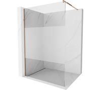 Mexen Kioto paroi de douche 140 x 200 cm, Transparent/Rhinestone 8 mm, Golden Pink - 800-140-101-60-35