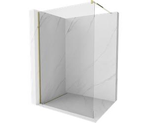 Mexen Kioto paroi de douche à l'italienne 80 x 200 cm, transparent 8 mm, or - 800-080-101-50-00 2620 5907709123953