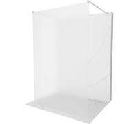 Mexen Kioto paroi de douche autoportante 110 x 200 cm, givre 8 mm, nickel brossé - 800-110-002-97-30 36951 5905315270566