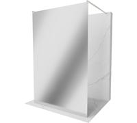 Mexen Kioto paroi de douche autoportante 110 x 200 cm, miroir 8 mm, nickel brossé - 800-110-002-97-50 36967 5905315270597