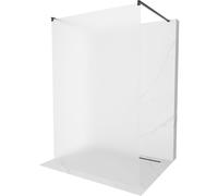 Mexen Kioto paroi de douche autoportante 120 x 200 cm, givre 8 mm, noire - 800-120-002-70-30 14062 5907709135079