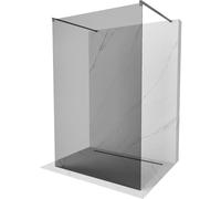 Mexen Kioto paroi de douche autoportante 120 x 200 cm, graphite 8 mm, gun metal - 800-120-002-95-40 36819 5905315270016