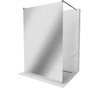 Mexen Kioto paroi de douche autoportante 120 x 200 cm, miroir 8 mm, métal gun - 800-120-002-95-50 36823 5905315270023