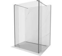 Mexen Kioto paroi de douche autoportante 120 x 30 x 30 cm, transparent, métal canon - 800-120-030-222-95-00-030 49724 5905315352965