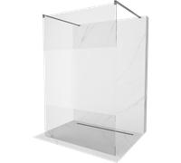 Mexen Kioto paroi de douche autoportante 140 x 200 cm, transparent/givre 8 mm, métal canon - 800-140-002-95-35 36816 5905315270245