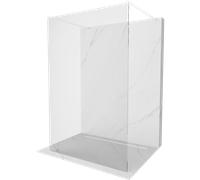 Mexen Kioto paroi de douche autoportante 160 x 200 cm, transparent 8 mm, blanc - 800-160-002-20-00 14282 5907709127128