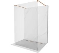 Mexen Kioto paroi de douche autoportante 160 x 200 cm, transparent 8 mm, cuivre brossé - 800-160-002-65-00 36374 5905315268853