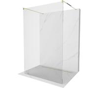 Mexen Kioto paroi de douche autoportante 170 x 200 cm, transparent 8 mm, or - 800-170-002-50-00 36047 5905315267368