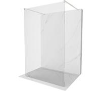 Mexen Kioto Paroi de douche simple 140 x 200 cm, transparent 8 mm, nickel brossé - 800-140-002-97-00