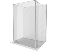 Mexen Kioto Paroi de douche sur pied 115 x 30 x 30 cm, transparent, nickel brossé - 800-115-030-222-97-00-030
